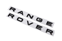 Land Rover "RANGE ROVER" logo sæt - Mat sort
